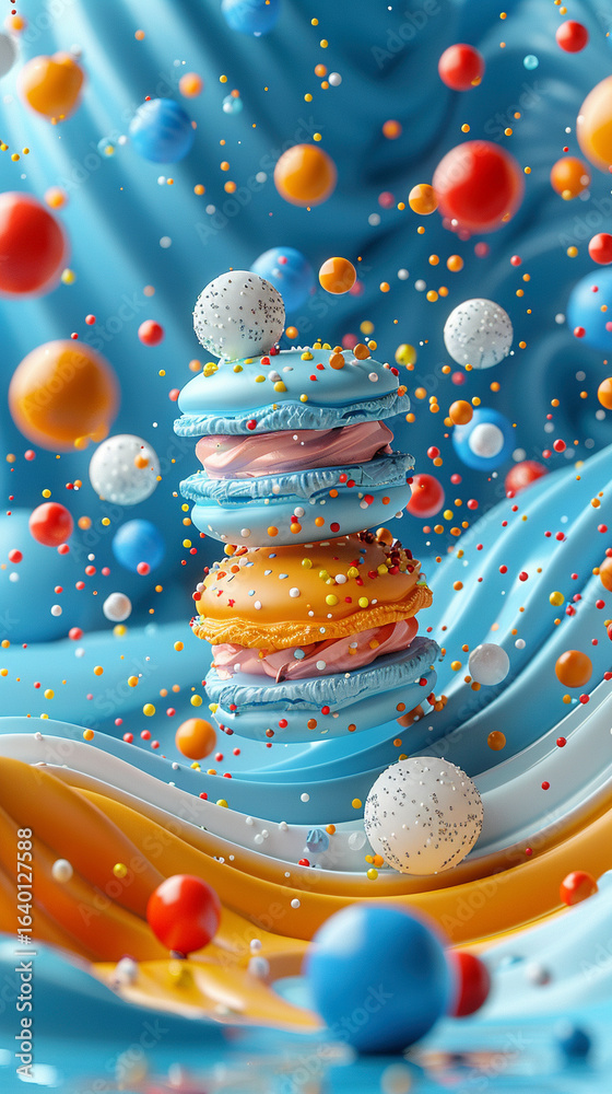 Obraz premium Macaron