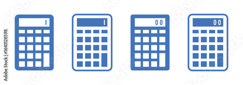 calculator with money icon. calculator glyph icon. calculator icon Vector illustration in black. Set of calculator icons. Vector eps 10