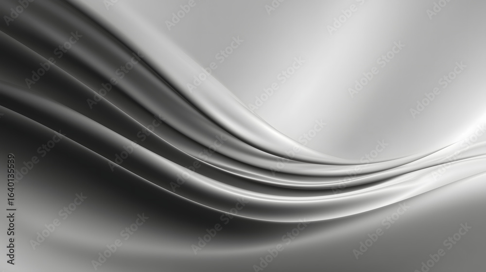 Obraz premium Abstract Gray Wave Patterns