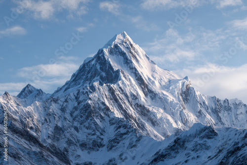 Wallpaper Mural Majestic Snow-Capped Mountain Peak Under a Bright Sky, a Breathtaking Natural Wonder Torontodigital.ca