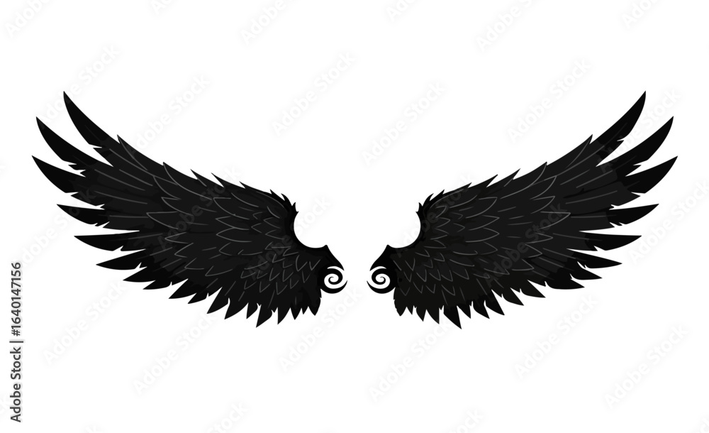 Obraz premium Black Wings