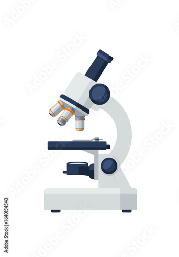 Scientific exploration with a modern laboratory microscope for detailed observation and research purposes
