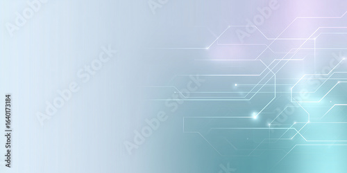 Digital circuits and lines art in a futuristic design, ideal for illustrating technology, communication, or abstract concepts. The design is smooth and sophisticated