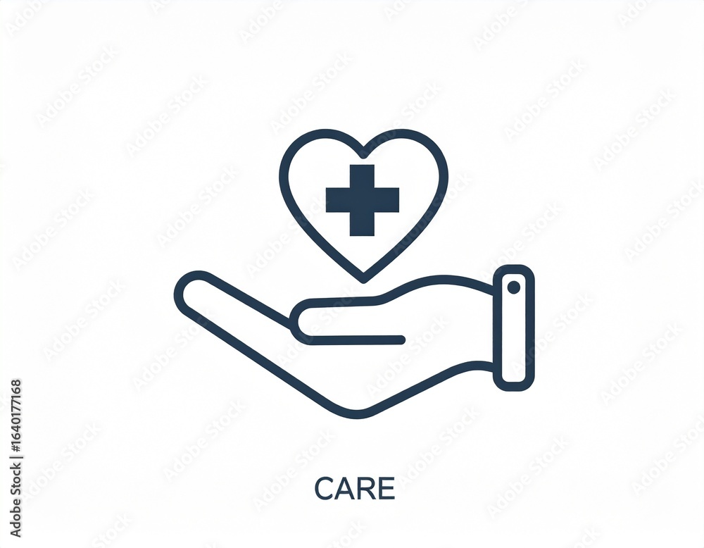 Fototapeta premium medical flat icon vector pictogram eps 10