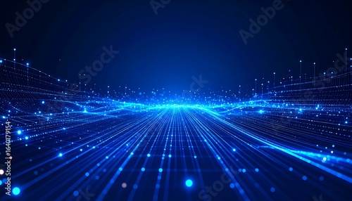 Abstract digital pathway technology illustration