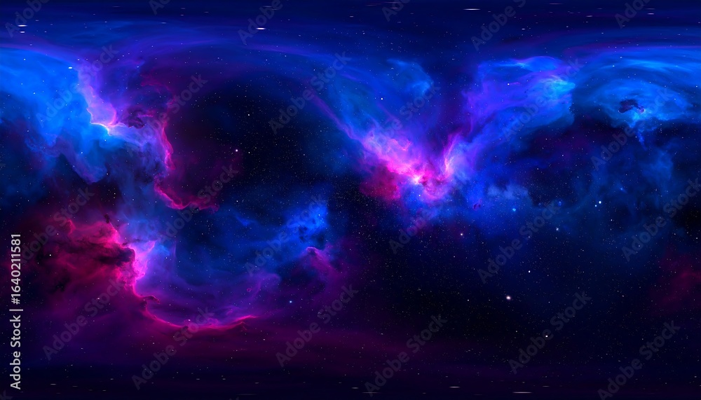 Fototapeta premium Abstract colorful nebula background