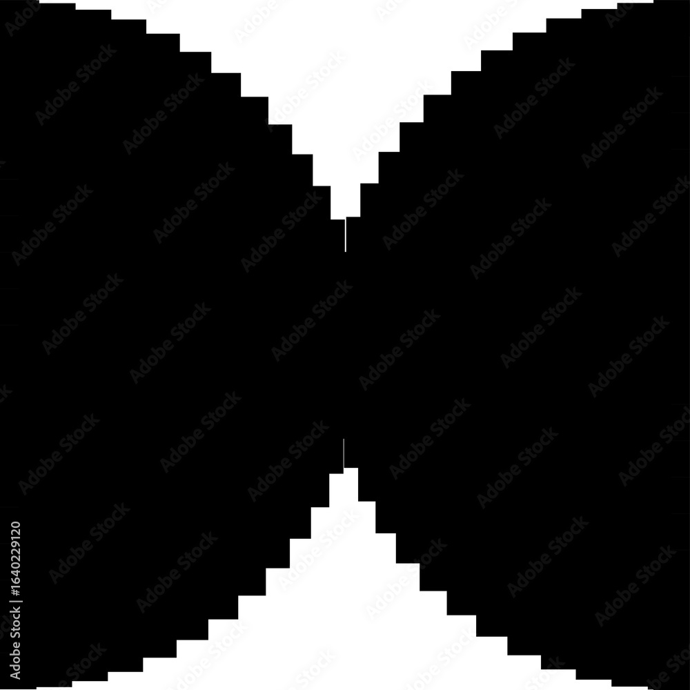 Fototapeta premium Square pixel geometric shapes. Design digital element