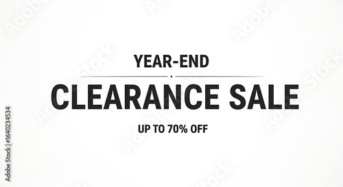 Year-End Clearance Sale: Save Up to 70% on Everything Now!