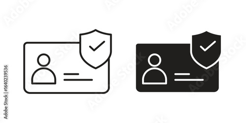 KYC icon elements. doodle graphics icons.