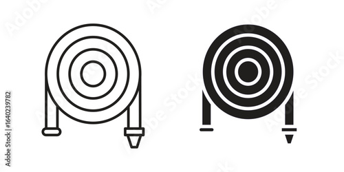 Hose icon elements. doodle graphics icons.
