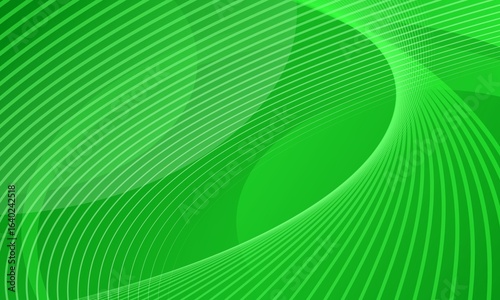 Modern Abstract Wavy Lines Background Dynamic Green and Yellow Gradient Design