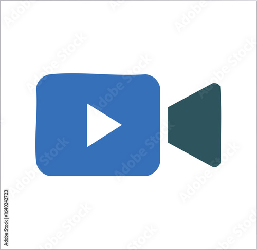 Video camera icon streaming facetime icons video call symbol
