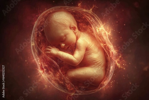 Fetus in Utero - Pregnancy and New Life