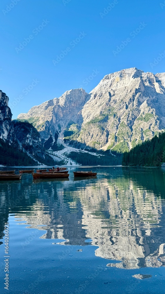 Fototapeta premium Lago di Braies 