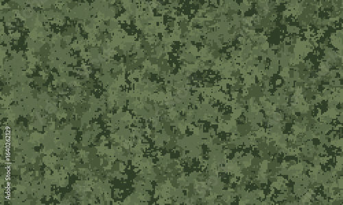 Abstract green camouflage pattern. Seamless texture ideal for military, hunting, or outdoor design projects.