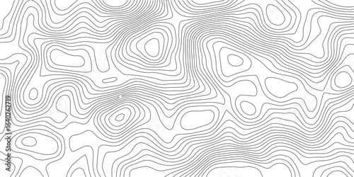 Abstract Topographic background. Geographic line map. Wavy pattern design. Paper texture imitation of a geographical map shades. Vector illustration.	