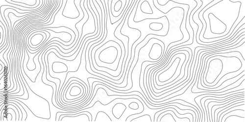 Abstract Topographic background. Geographic line map. Wavy pattern design. Paper texture imitation of a geographical map shades. Vector illustration.	