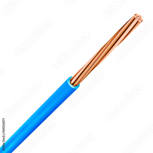 THNN 7-wire cable, halogen-free, insulated, bare and sintox