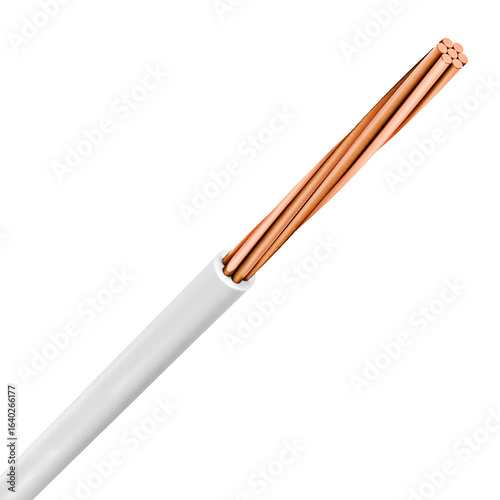 THNN 7-wire cable, halogen-free, insulated, bare and sintox