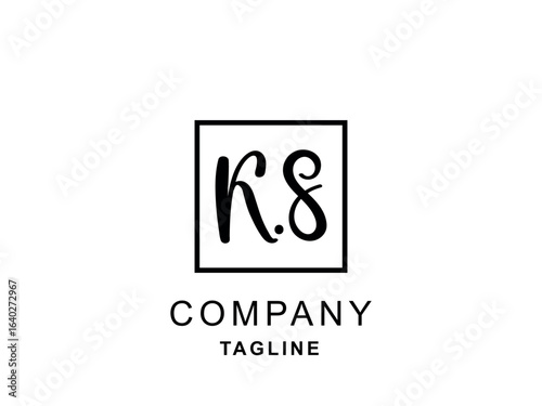 Creative KS logo design, Letter KS logo design vector template