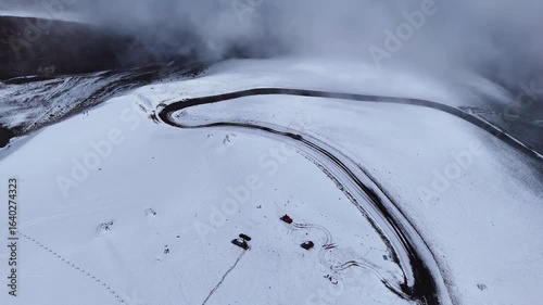 High-Altitude Mountain Hut in the Ecuadorian Andes