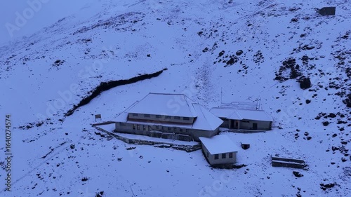 High-Altitude Mountain Hut in the Ecuadorian Andes