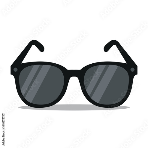 illustration of summer beach sunglasses