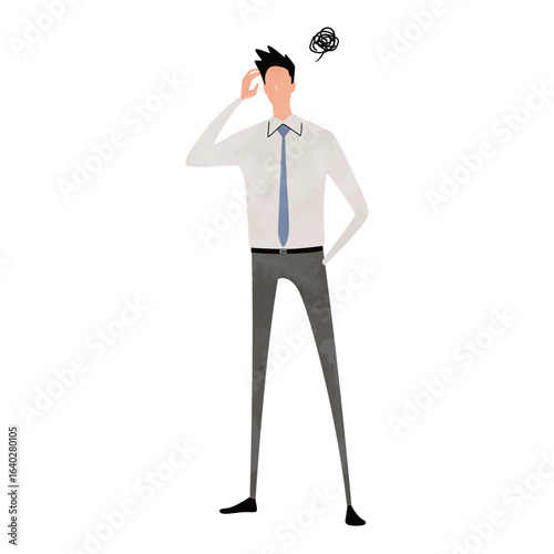 ポーズをとる人物イラスト