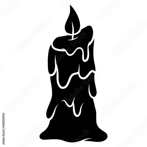 vector icon of a candlelight