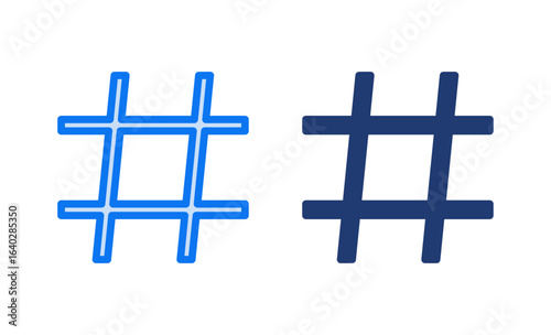 Hashtag icon vector illustration. hashtag sign and symbol