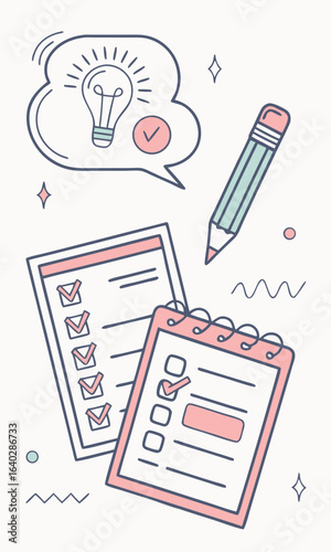 Productivity tools illustration