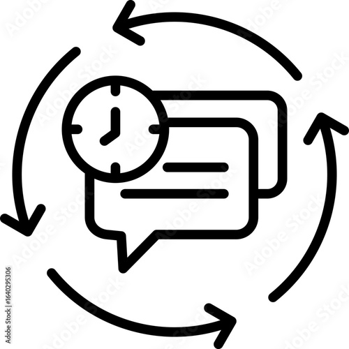 Auto Response line icon
