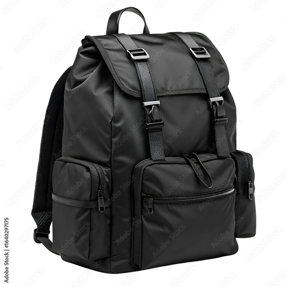 Fototapeta premium black bag isolated on white