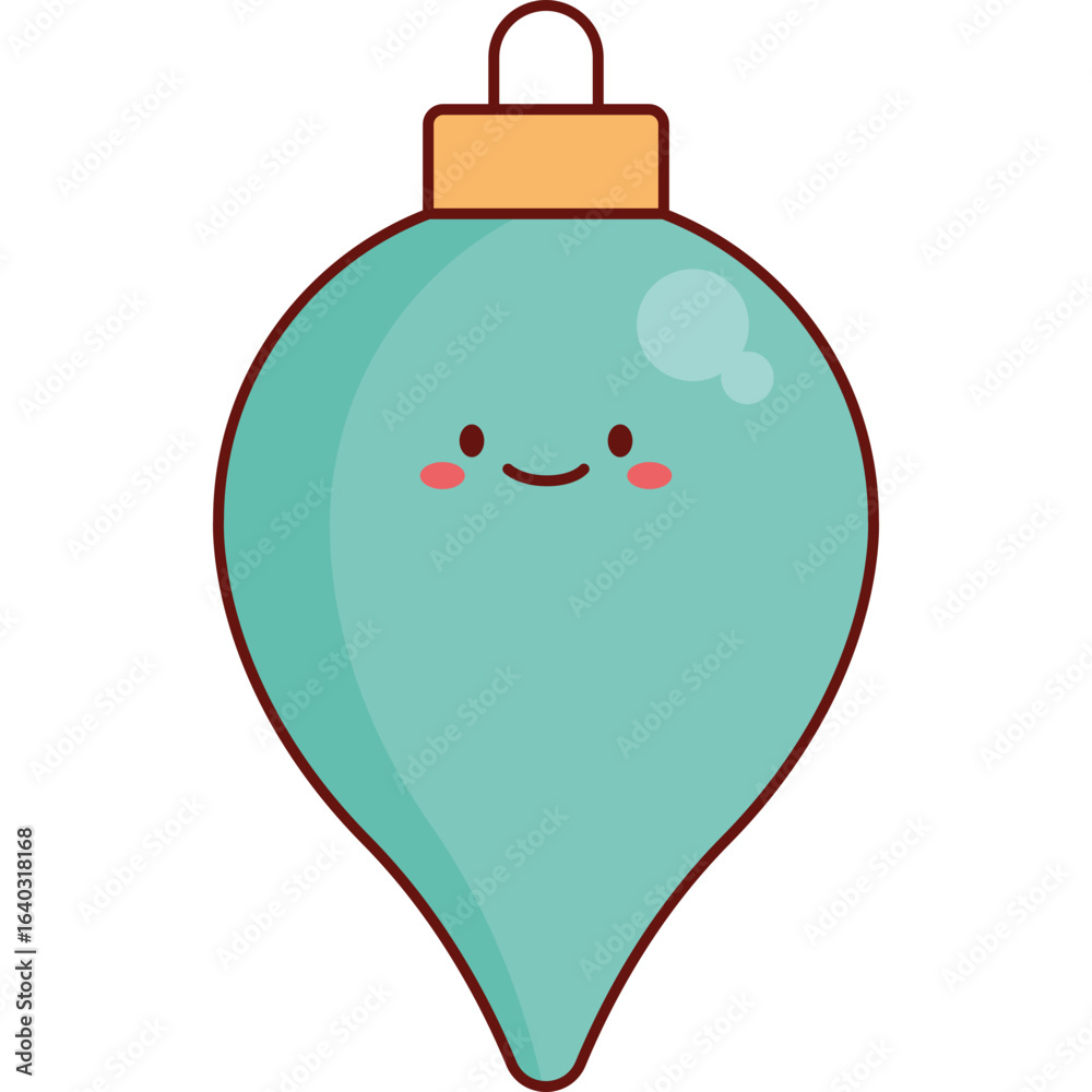 Obraz premium Glowing Holiday String Lights Illustration