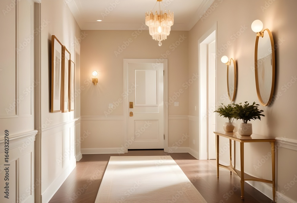 Fototapeta premium Photo interior modern design room 3d illustration