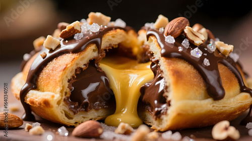 Cheese Pull from Chocolate Martabak