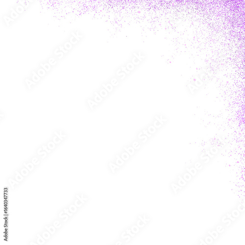 Purple Glitter corner Border 