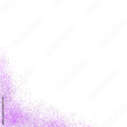 Purple Glitter corner Border 