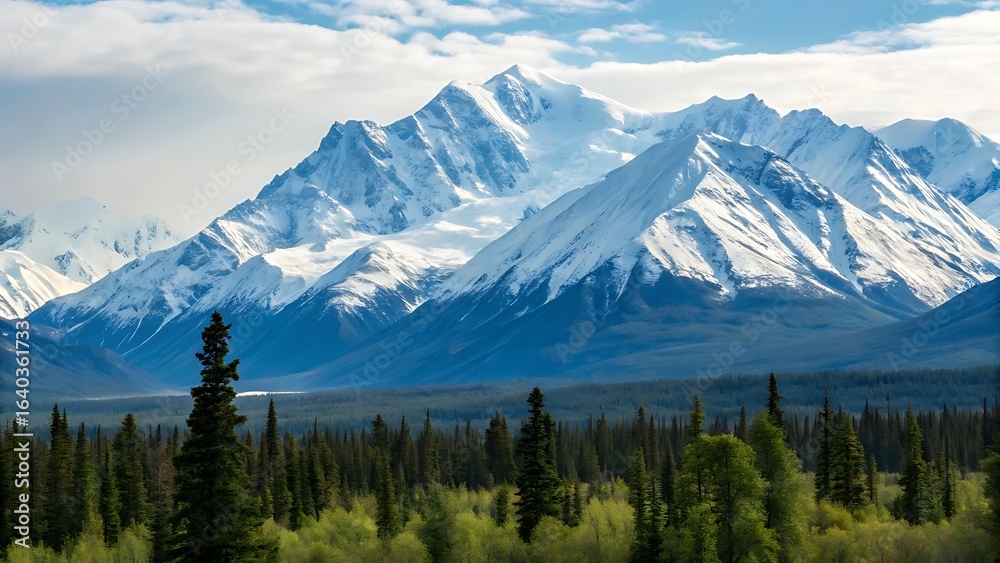 Alaska mountain range wilderness nature landscape snowy mountains wallpaper Alaska mountain range wilderness nature landscape snowy mountains wallpaper