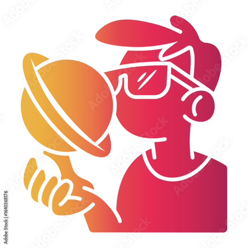 scientist Gradient icon
