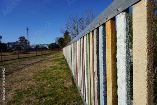 old wooden fence
