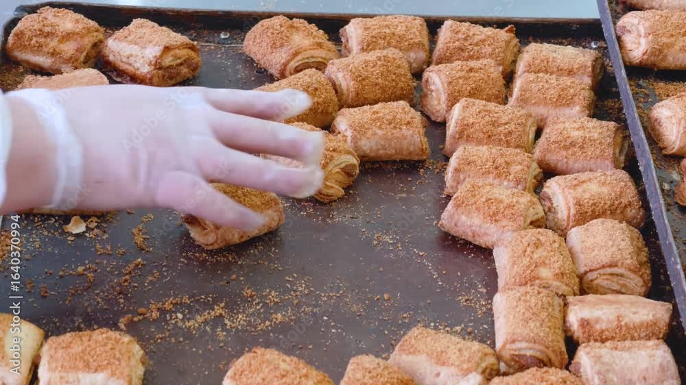 Visit to a confectionery factory showcasing the process of making delicious sweet rolls