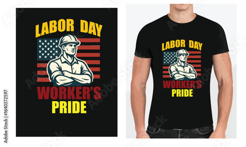 Labor day t shirt design