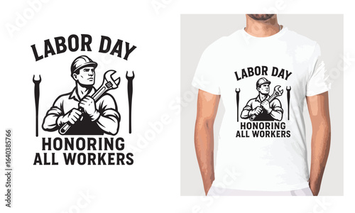 Lobor day t shirt design