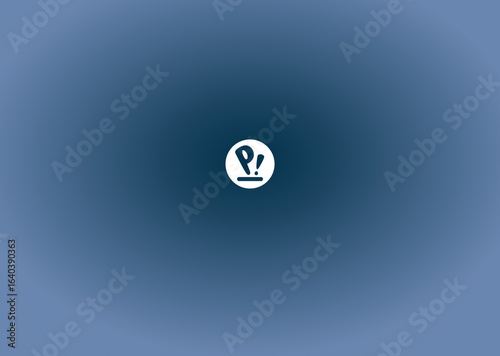 Konstfotografi Pop OS Minimalist Dark Blue Wallpaper Background