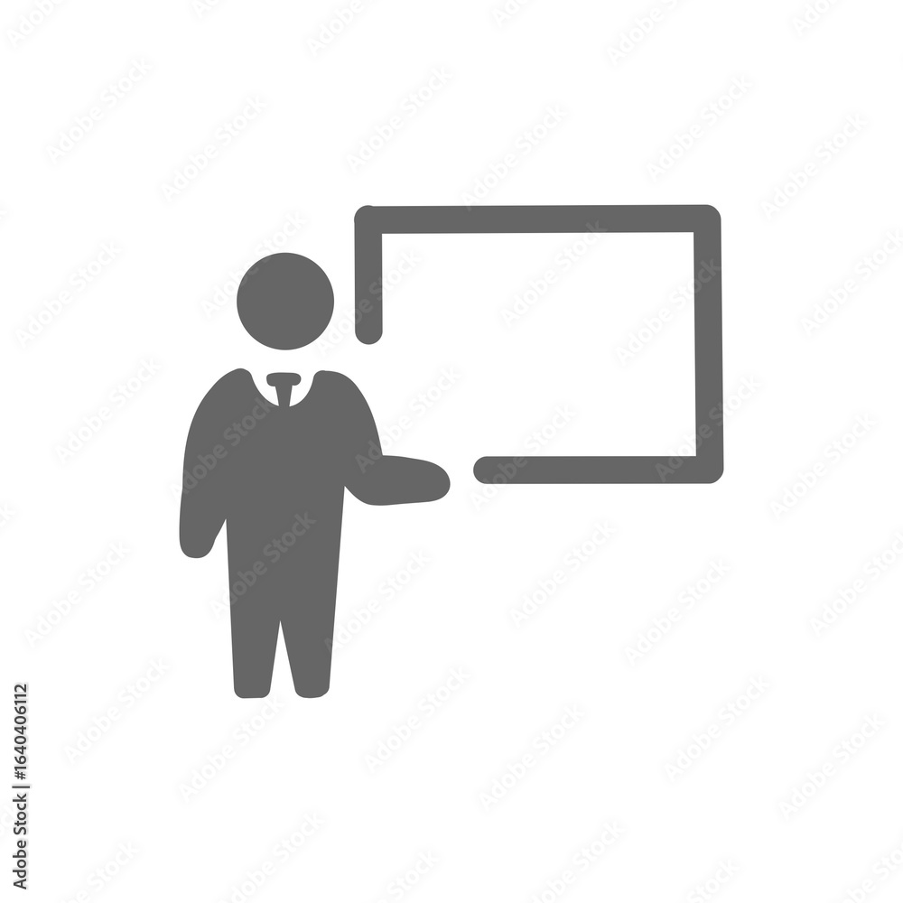 Symmetrical Business Meeting/対称構図のビジネス会議アイコン Symmetrical Business Meeting/対称構図のビジネス会議アイコン