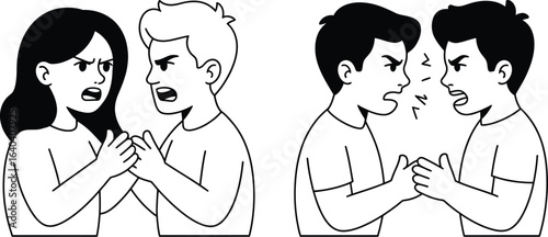 People arguing with each other