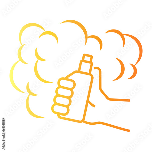 vape Line Gradient Icon