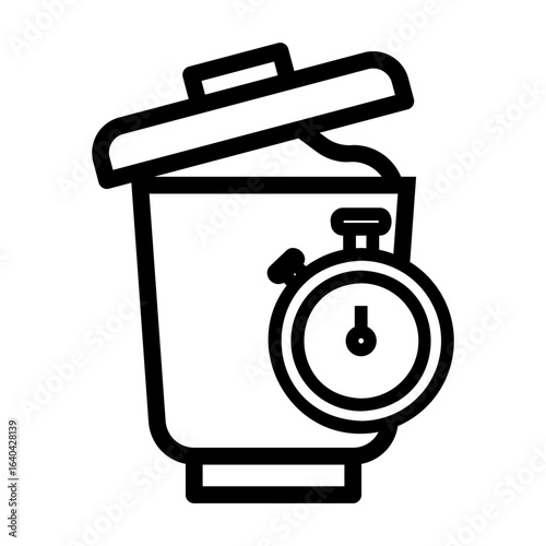 waste Line Icon