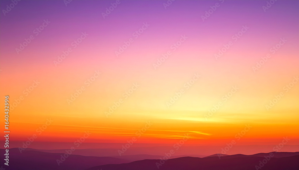 Fototapeta premium Sunset Gradient Background